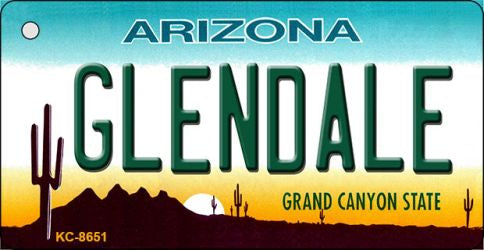 Glendale Arizona Novelty Metal Key Chain KC-8651