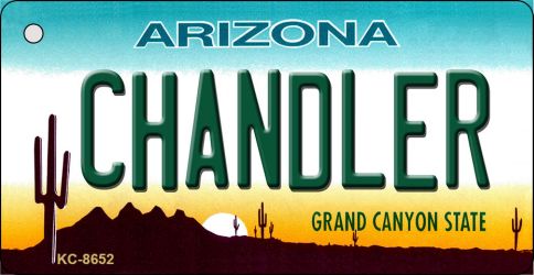 Chandler Arizona Novelty Metal Key Chain KC-8652