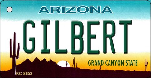 Gilbert Arizona Novelty Metal Key Chain KC-8653