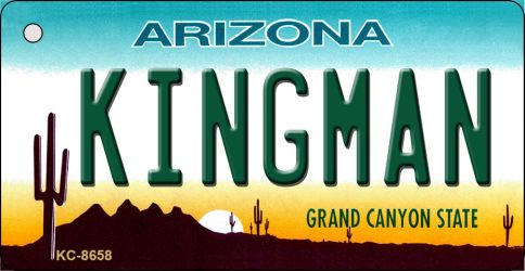 Kingman Arizona Novelty Metal Key Chain KC-8658