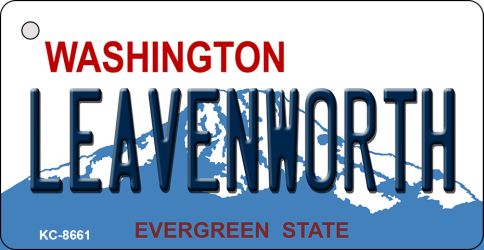 Leavenworth Washington Novelty Metal Key Chain KC-8661