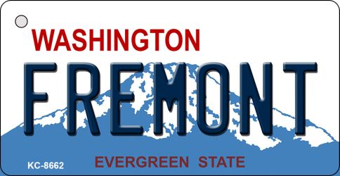 Fremont Washington Novelty Metal Key Chain KC-8662