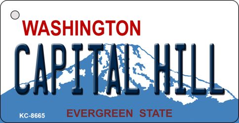 Capital Hill Washington Novelty Metal Key Chain KC-8665