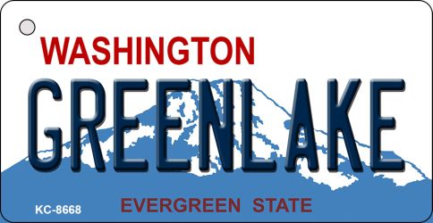 Greenlake Washington Novelty Metal Key Chain KC-8668