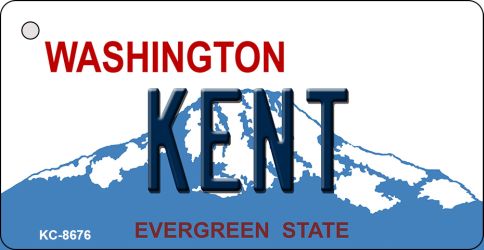 Kent Washington Novelty Metal Key Chain KC-8676