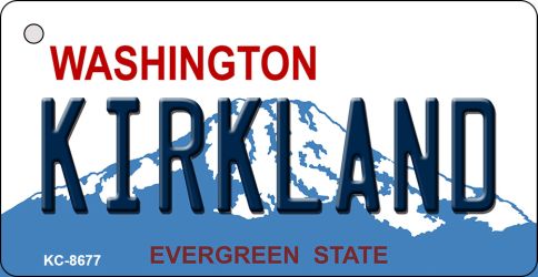 Kirkland Washington Novelty Metal Key Chain KC-8677