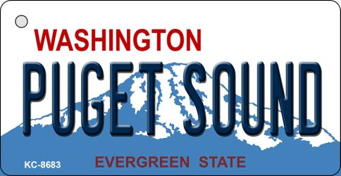 Puget Sound Washington Novelty Metal Key Chain KC-8683