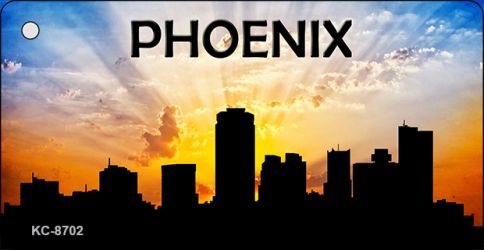 Phoenix Silhouette Novelty Metal Key Chain KC-8702