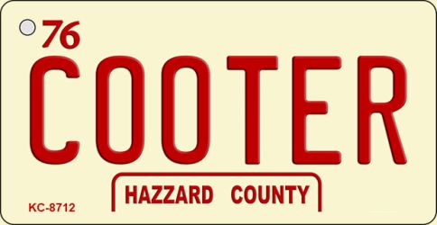 Cooter Novelty Metal Key Chain KC-8712