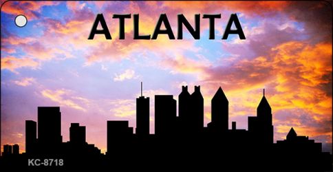 Atlanta Silhouette Novelty Metal Key Chain KC-8718