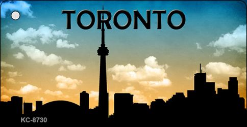 Toronto Silhouette Novelty Metal Key Chain KC-8730