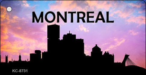 Montreal Silhouette Novelty Metal Key Chain KC-8731