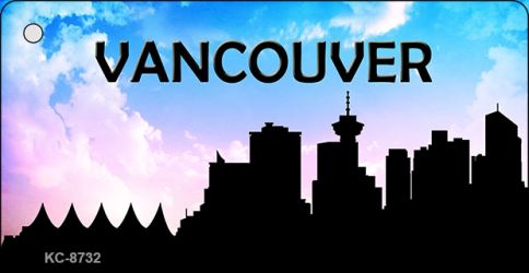 Vancouver Silhouette Novelty Metal Key Chain KC-8732