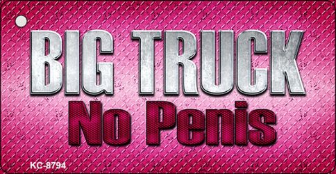 Big Truck No Penis Novelty Metal Key Chain KC-8794