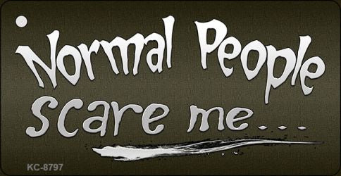 Normal People Novelty Metal Key Chain KC-8797