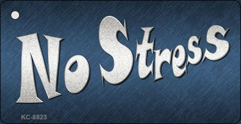 No Stress Novelty Metal Key Chain KC-8823