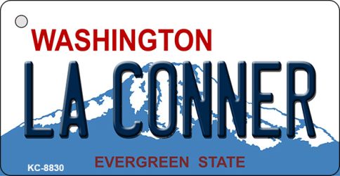La Conner Washington Novelty Metal Key Chain KC-8830