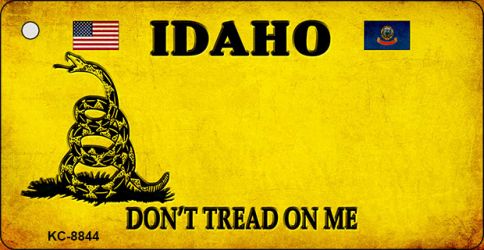 Idaho Dont Tread On Me Novelty Metal Key Chain KC-8844