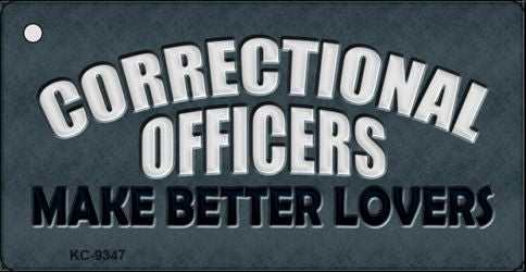 Corrections Officer Better Lover Novelty Aluminum Key Chain KC-9347