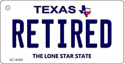 Retired Texas Novelty Aluminum Key Chain KC-9389