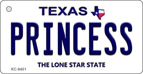Princess Texas Novelty Aluminum Key Chain KC-9401