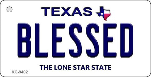 Blessed Texas Novelty Aluminum Key Chain KC-9402