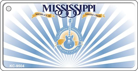 Mississippi Novelty Aluminum Key Chain KC-9504
