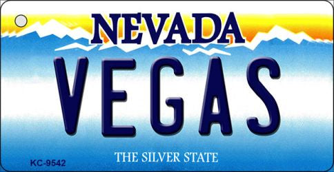 Vegas Nevada Novelty Aluminum Key Chain KC-9542