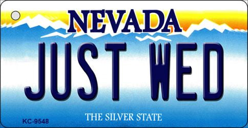 Just Wed Nevada Novelty Aluminum Key Chain KC-9548