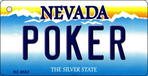 Poker Nevada Novelty Aluminum Key Chain KC-9553