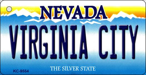 Virginia City Nevada Novelty Aluminum Key Chain KC-9554