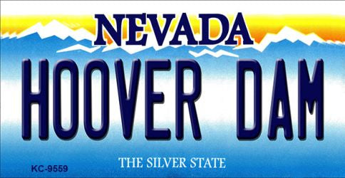 Hoover Dam Nevada Novelty Aluminum Key Chain KC-9559
