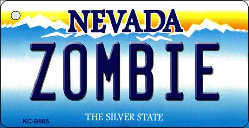 Zombie Nevada Novelty Aluminum Key Chain KC-9565