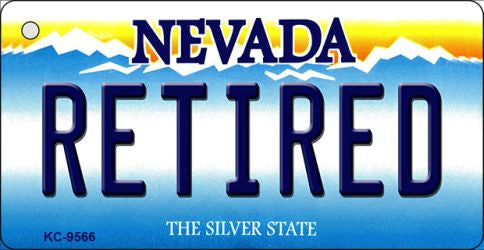 Retired Nevada Novelty Aluminum Key Chain KC-9566