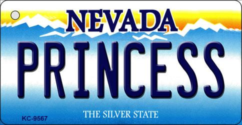 Princess Nevada Novelty Aluminum Key Chain KC-9567