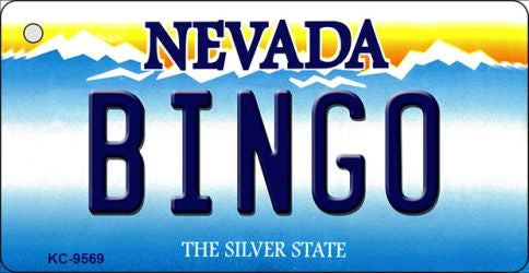 Bingo Nevada Novelty Aluminum Key Chain KC-9569