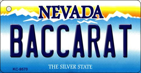 Baccarat Nevada Novelty Aluminum Key Chain KC-9570