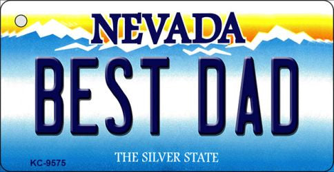 Best Dad Nevada Novelty Aluminum Key Chain KC-9575