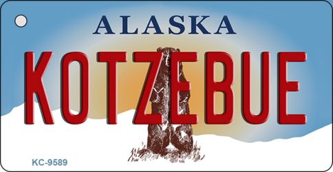 Kotzebue Alaska State Novelty Aluminum Key Chain KC-9589