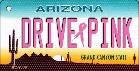Drive Pink Arizona Novelty Aluminum Key Chain KC-9636