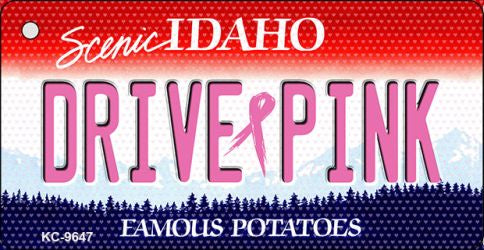 Drive Pink Idaho Novelty Aluminum Key Chain KC-9647
