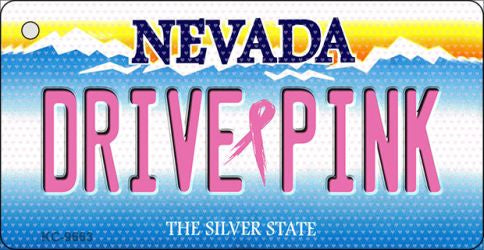 Drive Pink Nevada Novelty Aluminum Key Chain KC-9663