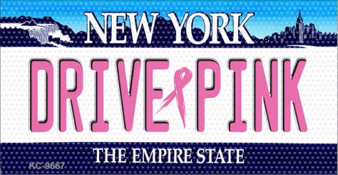 Drive Pink New York Novelty Aluminum Key Chain KC-9667