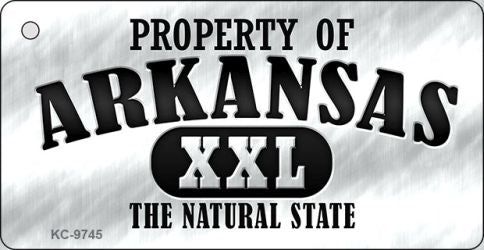 Property Of Arkansas Novelty Metal Key Chain KC-9745