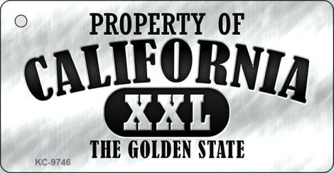 Property Of California Novelty Metal Key Chain KC-9746