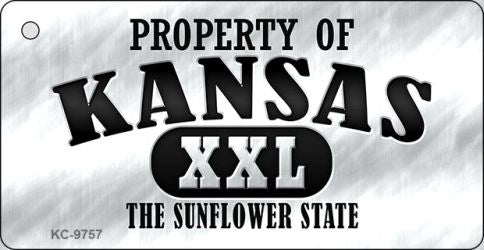 Property Of Kansas Novelty Metal Key Chain KC-9757
