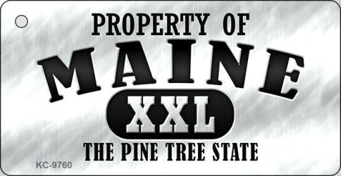Property Of Maine Novelty Metal Key Chain KC-9760