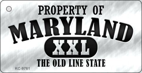Property Of Maryland Novelty Metal Key Chain KC-9761