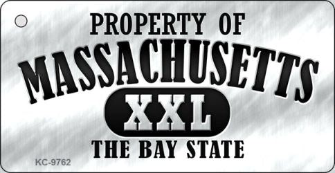 Property Of Massachusetts Novelty Metal Key Chain KC-9762