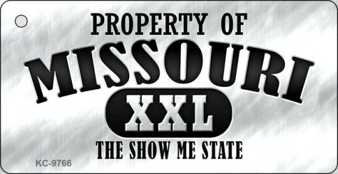 Property Of Missouri Novelty Metal Key Chain KC-9766